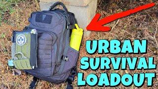 Best URBAN Survival Backpack Loadout? | Get Home Bag