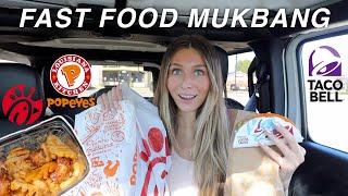 trying WEIRD fast food orders  chatty mukbang vlog