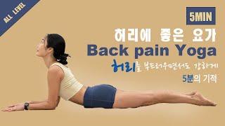 단, 5분의 기적! 허리를 부드럽게! 강하게! BACK PAIN YOGA