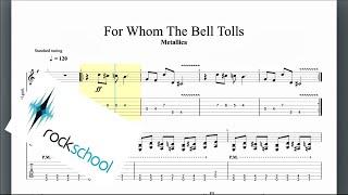 For Whom The Bell Tolls Rockschool Hot Rock Grade 4 Guitar