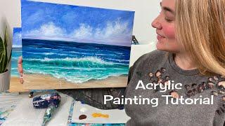 Learn to Paint | Seascape - Acrylic Painting Tutorial