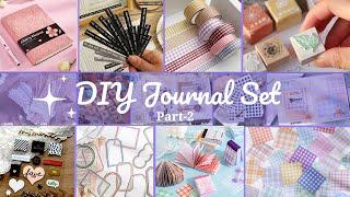 (Part-2) DIY JOURNAL SET /How to Make Journal Set at Home /DIY Journal kit / DIY Journal Stationary