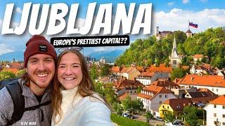 LJUBLJANA SLOVENIA: Europe's PRETTIEST Capital??  [Ljubljana Things To Do]