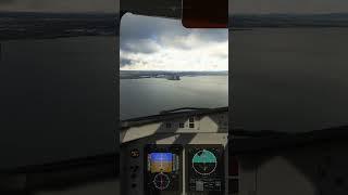 ATR Landing in Auckland - Microsoft Flight Simulator