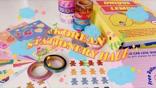  korean stationery haul — lucalab unboxing 