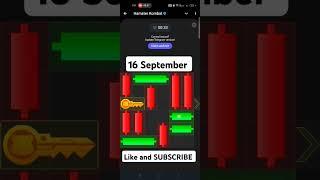 Hamster Kombat mini game today 16 septemper | Hamster mini game 15 September