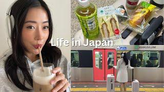 LIVING IN JAPAN | yummy convenience store food, shopping for fall & traveling to Japan!