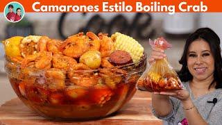 Camarones en Bolsa estilo Boiling Crab ¡ Receta Mejorada !