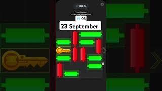 Key 03! 23September how to solve mini game PUZZLE in hamster Kombat (100%) !!23September mini game