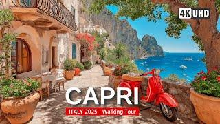 CAPRI Walking Tour  |  Discover Capri in 4K walk ... Italy’s Most Beautiful Island!  [4K60]