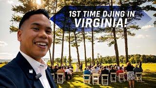 I Traveled to Virginia to DJ a Destination Wedding! - Travel Vlog April 2022