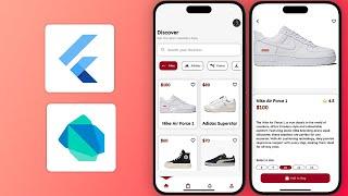 Minimal Ecommerce App UI | Responsive Design | Flutter Tutorial