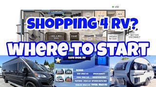 Shopping for an RV, Where to start by rating & comparing new models