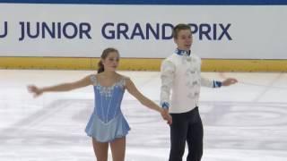 2016 ISU Junior Grand Prix - Dresden - Pairs Free Skate - Justine BRASSEUR / Mathieu OSTIGUY CAN
