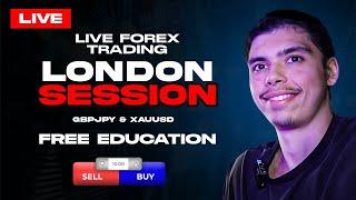  LIVE FOREX TRADING GBPJPY & GOLD | DAY TRADING! -  FRIDAY 13 SEPTEMBER