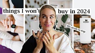 ANTI-HAUL // 15 things I won’t be buying in 2024