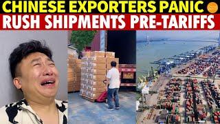 Panic Among Chinese Exporters: Shipping Frenzy Before Trump’s Tariffs Take Effect