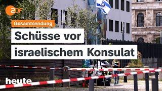 heute 19:00 Uhr vom 05.09.2024 Angreifer in München erschossen, Merz stellt Ultimatum