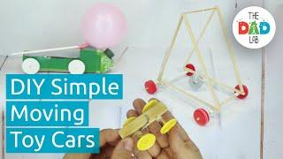 5 Simple DIY Toy Cars That Move | STEAM Challenges