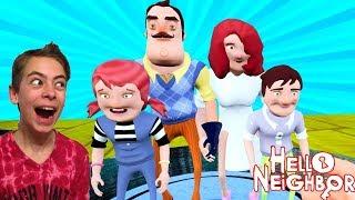 ПРИВЕТ СОСЕД ПЕРЕОДЕВАЕМ СОСЕДА В ЛЕДИ БАГ И СТИВА Смешное видео hello neighbor