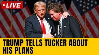 LIVE | Trump News Live | Trump Tucker Interview LIVE | Tucker Carlson Interviews Trump | N18G