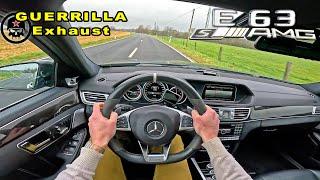 Mercedes E63 AMG S 5.5 V8 BiTurbo *HEAVENLY SOUND* POV Test Drive