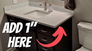 How to choose a bathroom vanity top