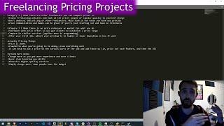 Freelancing Pricing Projects