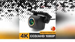 SMARTOUR 1920x1080P 720P Car Rear View Camera Fisheye Lens 4K Full HD CCD AHD Night Vision Vehicle