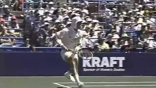 Ivan Lendl and Stefan Edberg nasty trick shots