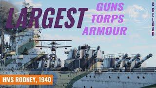 HMS Rodney, 1940 - The Terrifying future of Battleships in War Thunder?!