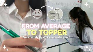 smart study tips to become topper from average Ace your grades