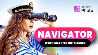 Go beyond zoom and pan! Level up your workflow by using the NAVIGATOR panel in Affinity photo.