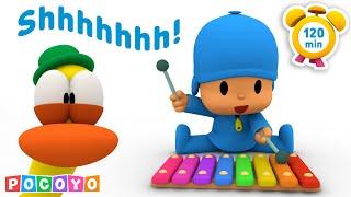  ¡Shhh!  ¡Es el desafío del juego silencioso! Pocoyo  Español | Dibujos animados para niños