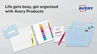 Get Organized with Avery Products