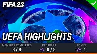 UEFA HIGHLIGHTS | FIFA 23 FUT MOMENTS CHALLENGES