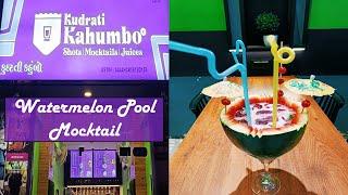 Watermelon  Pool Mocktail | Kudrati Kahumbo | Shots | Mocktail | Juices | Surat Food Zone