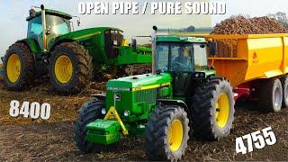 Open Pipe Sensation | JOHN DEERE 4755 & 8400 | Potato Harvest / Ploughing & Drilling | Goense Farms