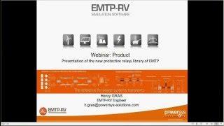 Presentation of the new protective relays library of EMTP