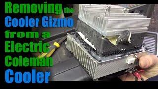 Part 1 - Removing the Cooler Gizmo from a 12V Electric Coleman Cooler