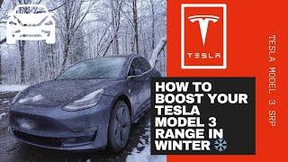 How to Boost Your Tesla Model 3 Range in Winter ️