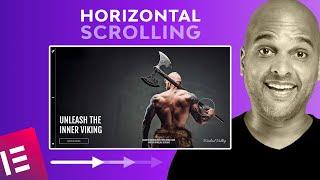 Horizontal Scroll Elementor Pro Tutorial