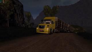 Euro Truck Simulator 2 - Mercedes-Benz ATRON 16-35 - Rodotrem 9 eixos (30 metros)