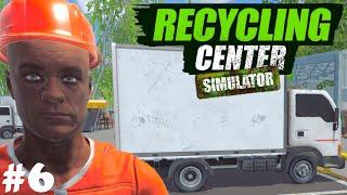 НОВЫЙ РАБОТНИК ПАШЕТ ЗА ТРОИХ?! - RECYCLING CENTER SIMULATOR # 6