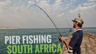 Extreme Pier Fishing in the Eastern Cape (Sting Rays and Massive Shark)