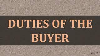 RIGHTS AND DUTIES OF BUYER UNDER SALE OF GOODS ACT,1930