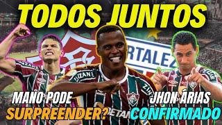 FINAL DE COPA PRO FLUMINENSE. MANO TEM DÚVIDAS E PREPARA SURPRESA. PÚBLICO MELHORA.