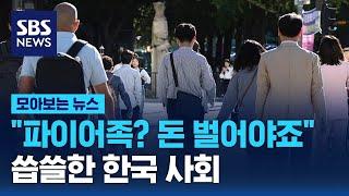 "파이어족? 돈 벌어야죠" 달라진 사람들…씁쓸한 현실 / SBS / 모아보는 뉴스