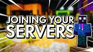 I Joined My Subscribers' Minecraft Servers, Here's What Happened...