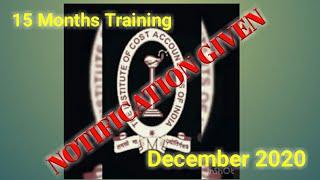 NOTIFICATION 15 Months Compulsory Training